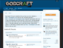 Tablet Screenshot of godcraft.com